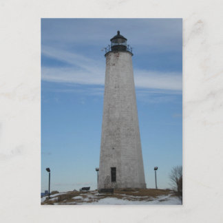 Five Mile Point Lighhouse New Haven CT Harbour Postcard