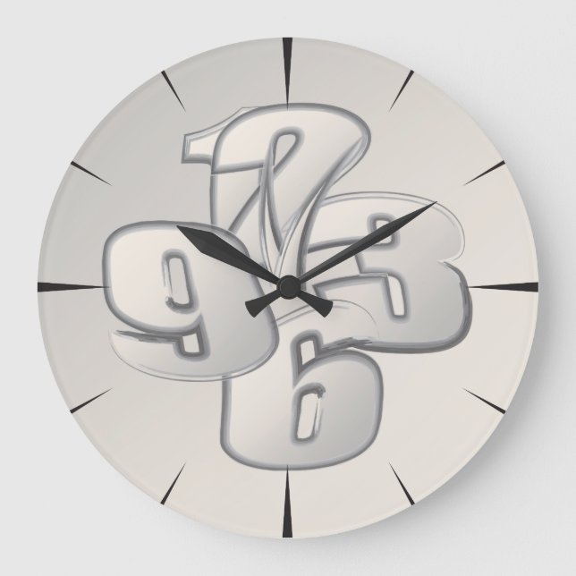 Five minutes back large clock (Front)