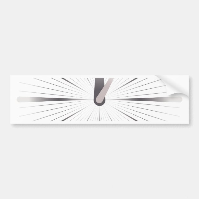 five minutes bumper sticker (Front)