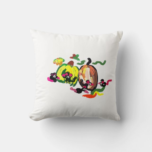 Five mouses autumn play cushion (Front)