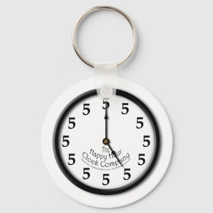 FIVE O'CLOCK CLOCK KEY RING