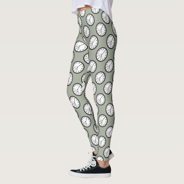 FIVE O'CLOCK CLOCK LEGGINGS (Left)