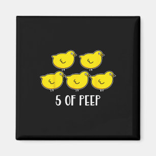 Five Of Peep Fun Respiratory Therapist Therapy Ven Magnet