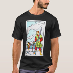 Five of Swords Vintage Tarot Card - Rider Waite De T-Shirt