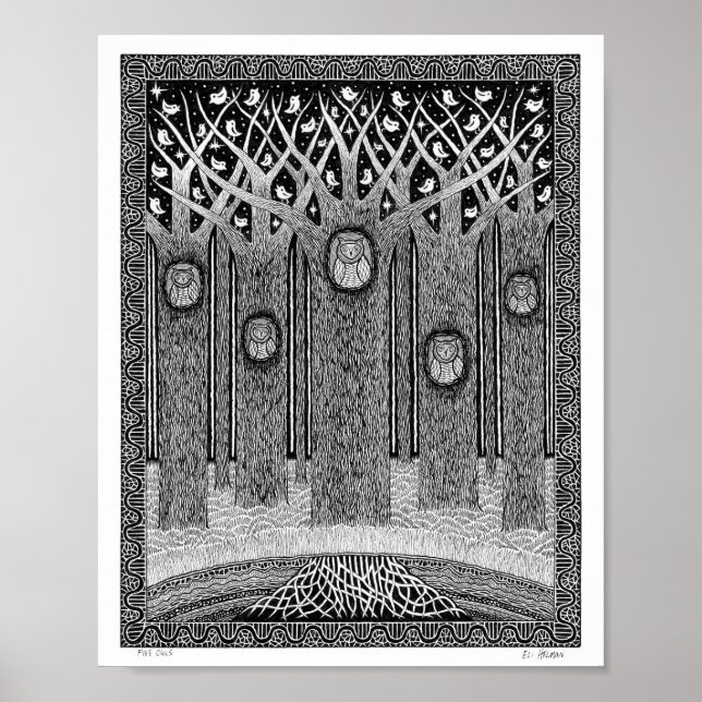 Five Owls Poster (Front)