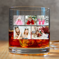 Five Photo Collage Personalised Name