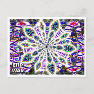 Five pointed star (you may change the words) postcard