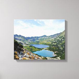 Five Polish Ponds Valley, Tatras Canvas Print