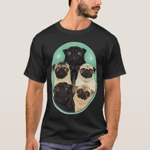 Five Pugs by FivePugs T-Shirt