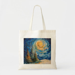 Five small Christmas Tree Tote Bag