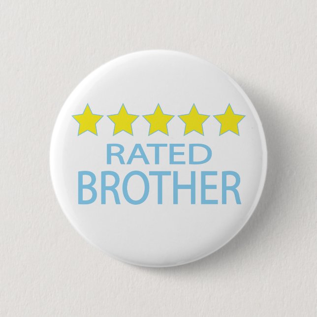 Five Star Brother 6 Cm Round Badge (Front)