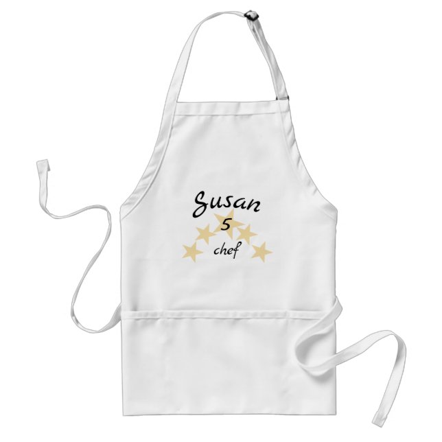 Five Star Chef | Golden Stars Standard Apron (Front)