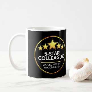 Five Star Colleague, Workmate Gift, Review Coffee Mug