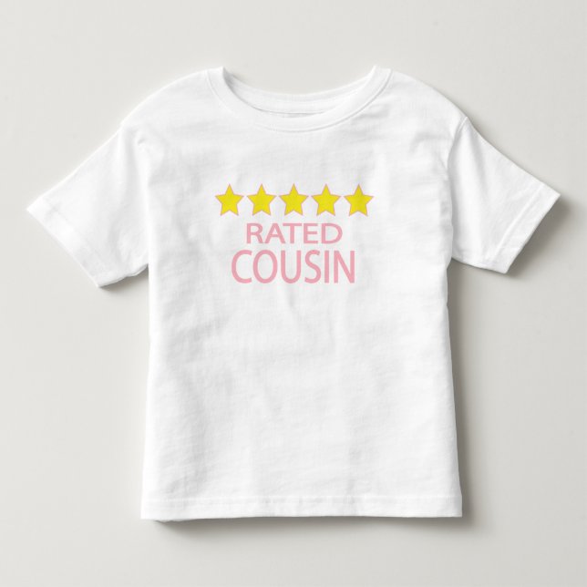 Five Star Cousin Toddler T-Shirt (Front)