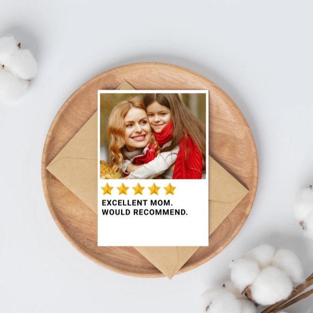 Five Star Excellent Mum Card (Creator Uploaded)