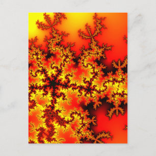 Five-star-fractal Postcard