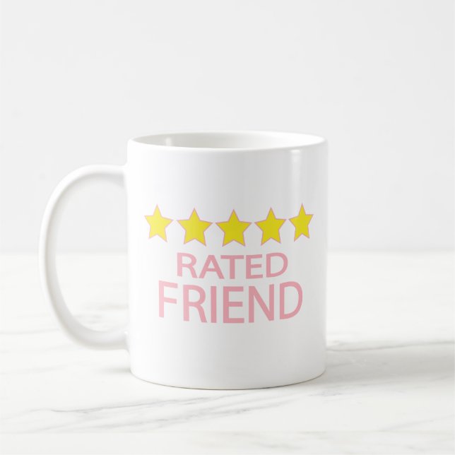 Five Star Friend Coffee Mug (Left)