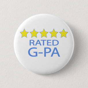 Five Star G-Pa 6 Cm Round Badge