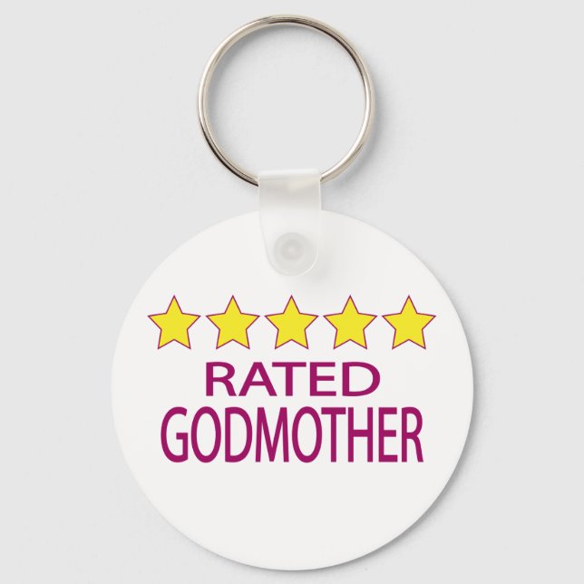 Five Star Godmother Key Ring (Front)