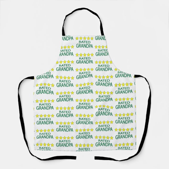 Five Star Grandpa Apron (Front)