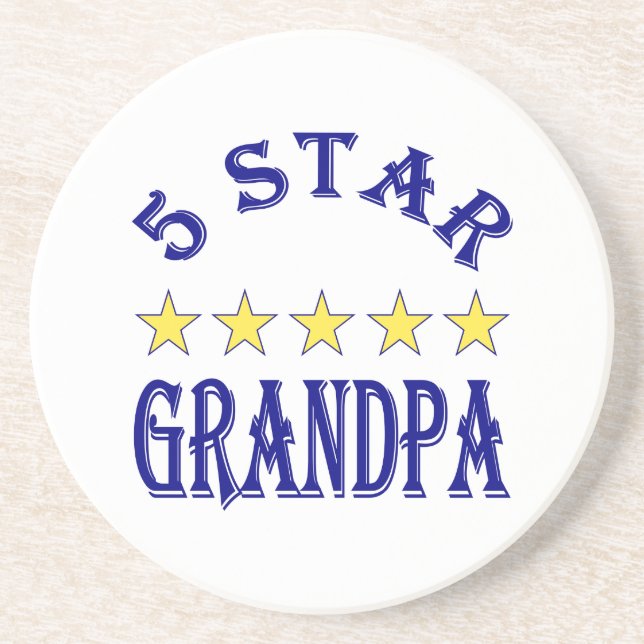 Five Star Grandpa Coaster (Front)