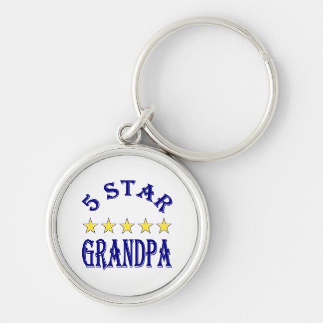 Five Star Grandpa Key Ring (Front)
