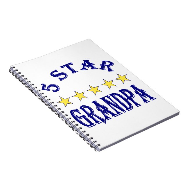 Five Star Grandpa Notebook (Right Side)