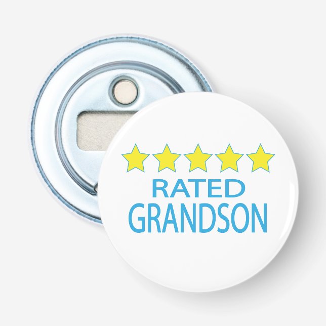 Five Star Grandson Bottle Opener (Front)