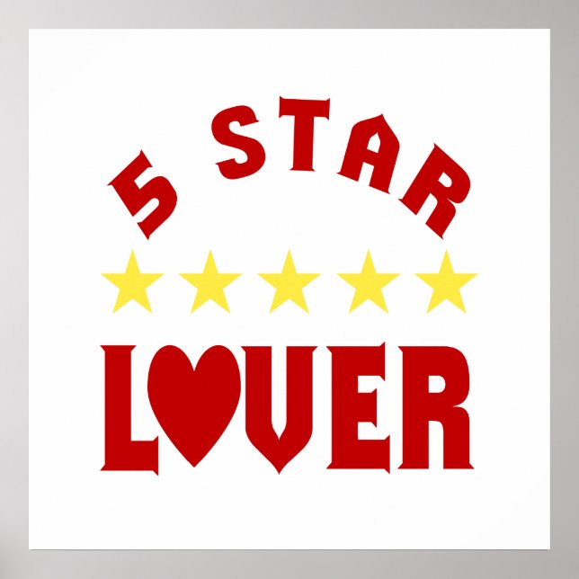 Five Star Lover Poster (Front)