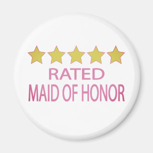 Five Star Maid of Honour Magnet