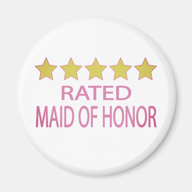 Five Star Maid of Honour Magnet (Front)