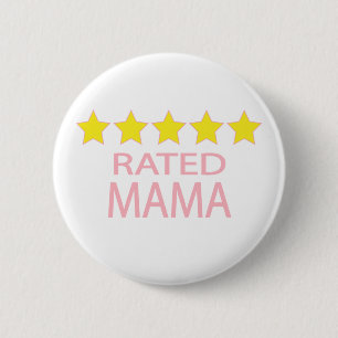 Five Star Mama 6 Cm Round Badge
