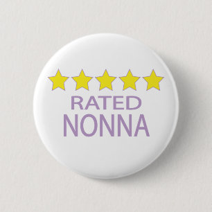 Five Star Nonna 6 Cm Round Badge