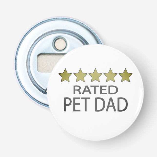 Five Star Pet Dad Bottle Opener (Front)