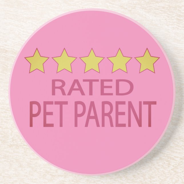 Five Star Pet Parent Coaster (Front)