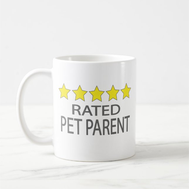 Five Star Pet Parent Coffee Mug (Left)