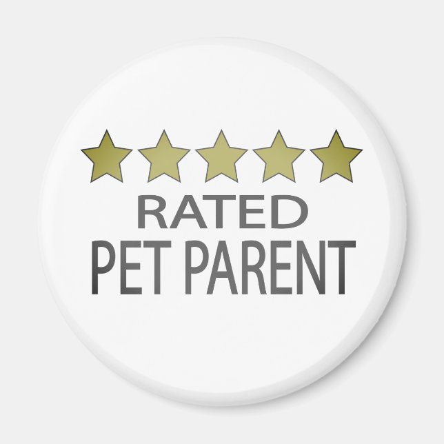 Five Star Pet Parent Magnet (Front)