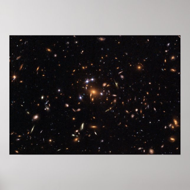 "Five-Star" Rated Gravitational Lens Poster (Front)