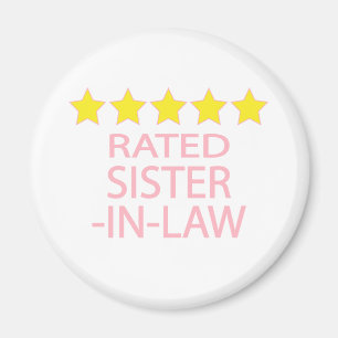 Five Star Sister-In-Law Magnet