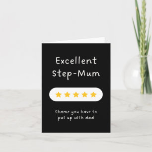 Five Star Step Mum Card