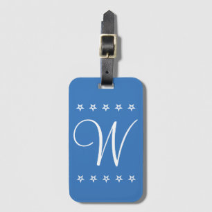 Five Star Style Monogrammed Travel Luggage Tag