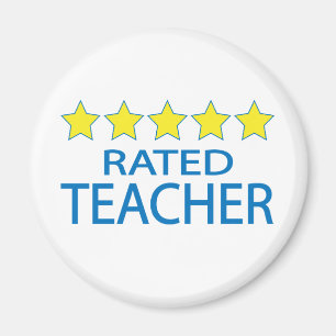 Five Star Teacher Magnet
