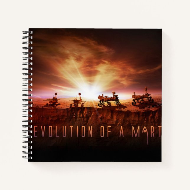 Five Successful Mars Rovers Notebook (Front)