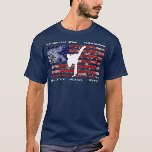 Five Tenets of Taekwondo Way of Life Martial T-Shirt