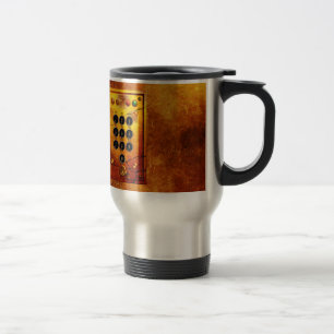 Five to of 12 Steampunk clock Grunge Travel Mug