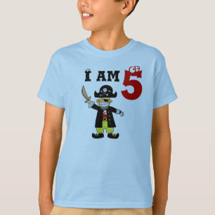 Five year old birthday boy ( pirate ) T-Shirt