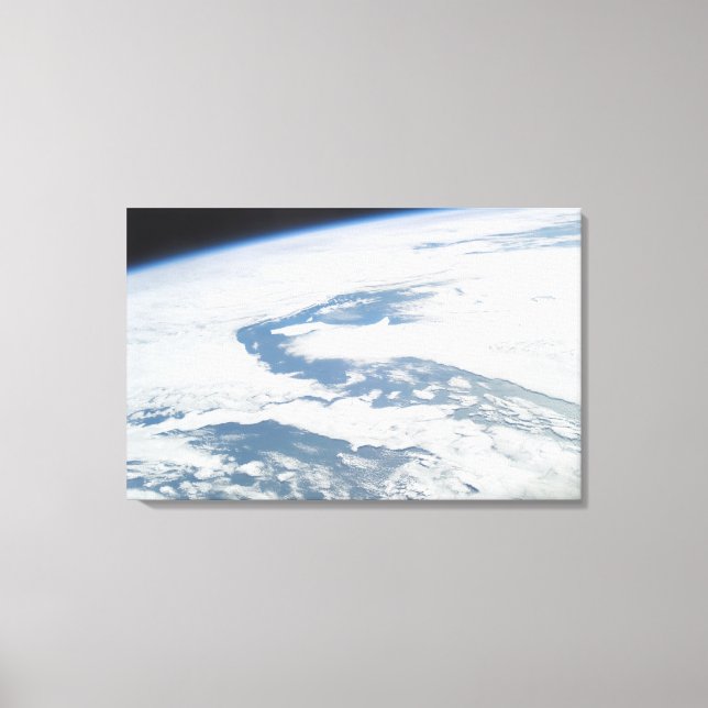 Five year old icebergs near South Georgia Islan Canvas Print (Front)