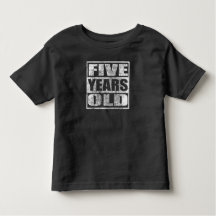 Five Years Old - Happy 5th Birthday T Shirt