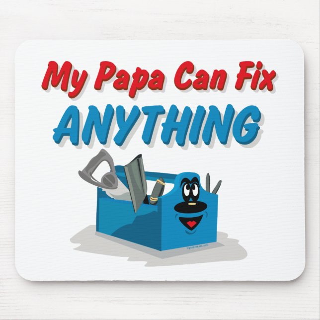Fix Anything Papa Mouse Mat (Front)