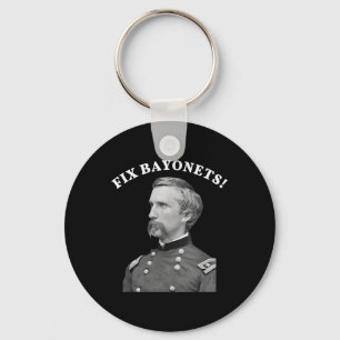 Fix Bayonets Civil War Quote Joshua Chamberlain Key Ring